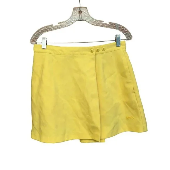 Vintage Kaelin Women's A-Line Mini Tennis Skirt Pockets Adjustable Waist Size 12