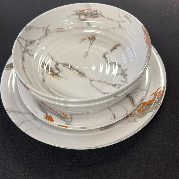 Elama Melamine Ware 6 Piece Dinnerware Set