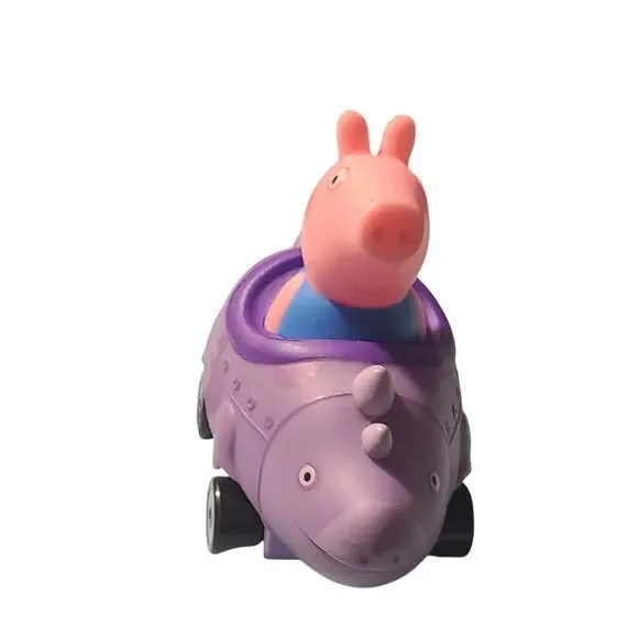 PEPPA PIG MINI 3.5 INCH BUGGY GEORGE PIG PURPLE DINOSAUR