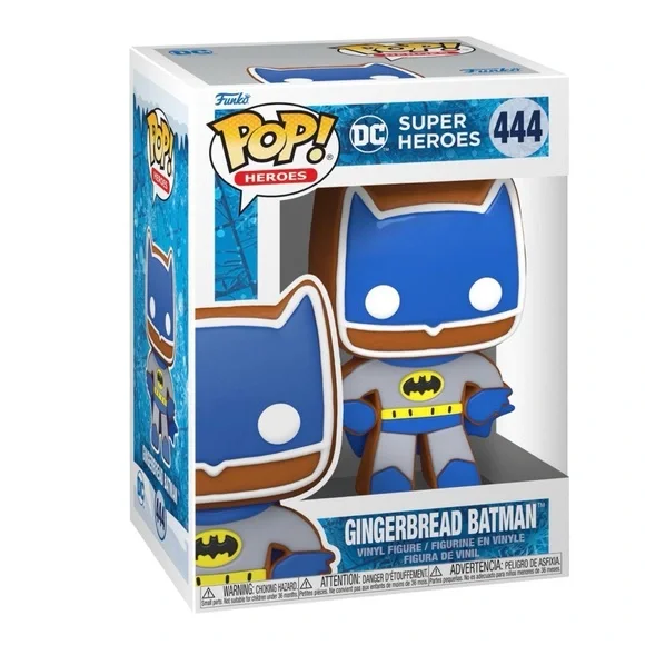 Funko Pop rare vinyl nwt Gingerbread Batman holiday DC Comics collector 444