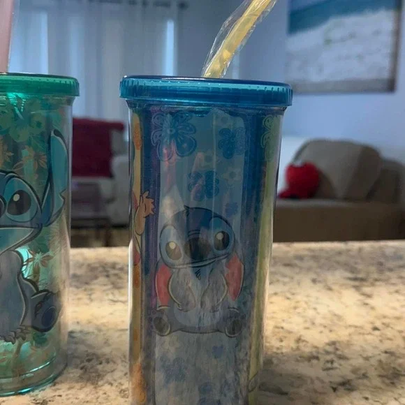 Lilo and Stitch tumbler with straw - New