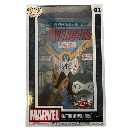 FUNKO POP NIB Captain Marvel Monica Rambeau 03 Comic Covers Target Exclusive