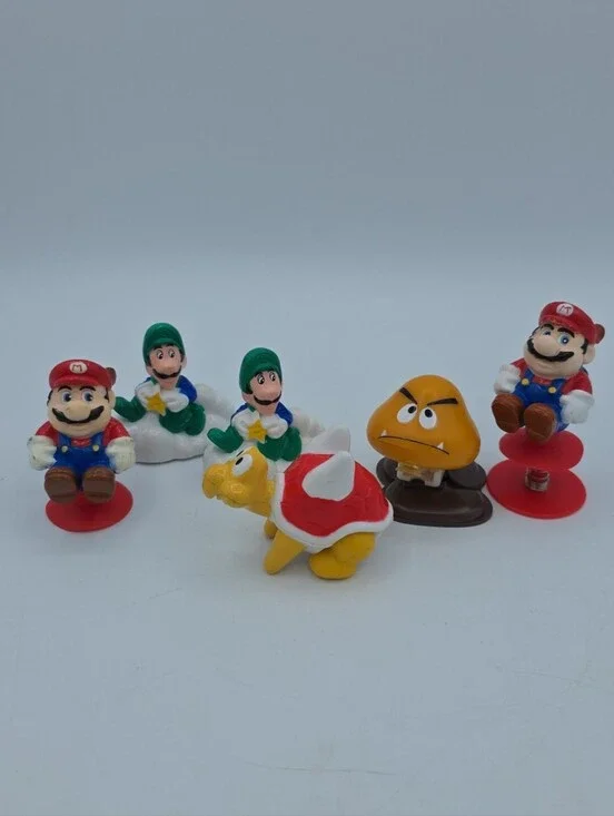 Vintage 1989 Nintendo Super Mario Bros Toy Lot