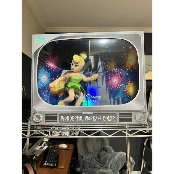 Disney100 Years Walt Disney World of Color Tinker Bell Plush New with Box