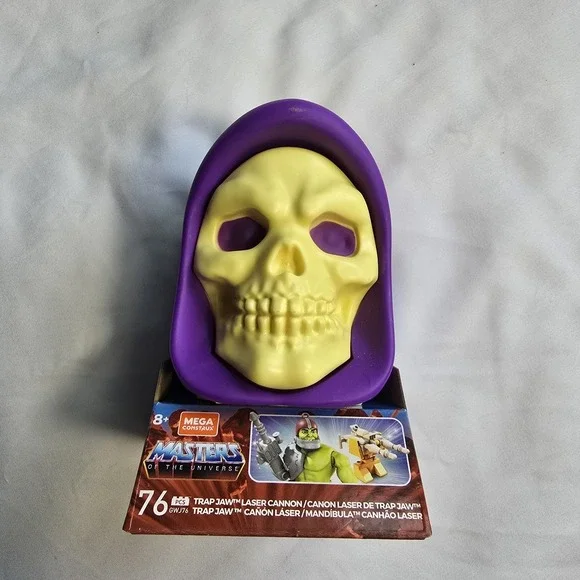 Mega Construx Masters Of The Universe Trap Jaw Laser Cannon Skeletor Skull Toy