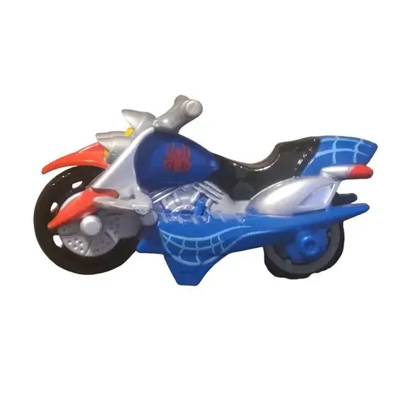 Marvel Spider-Man Free Rolling Bike Motorcycle for Small Action Figure