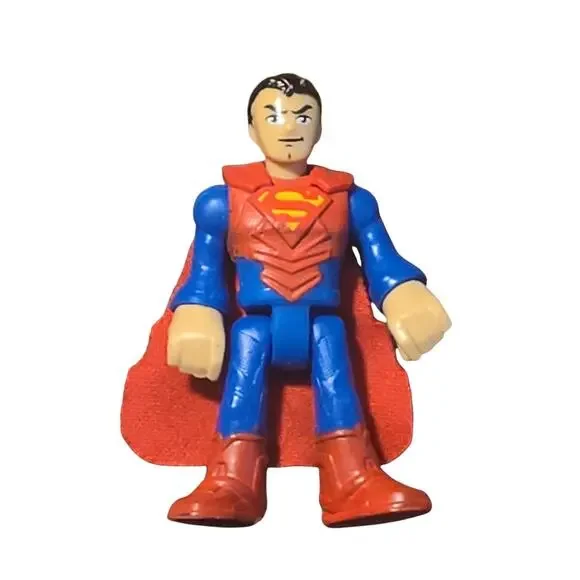 Fisher Price Imaginext DC Super Friends SUPERMAN Figure In Armor