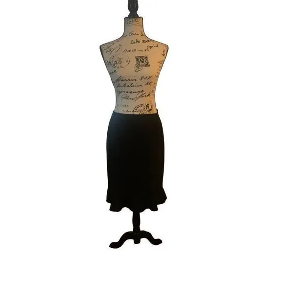 Le Petite Pencil Skirt with Ruffle Hem