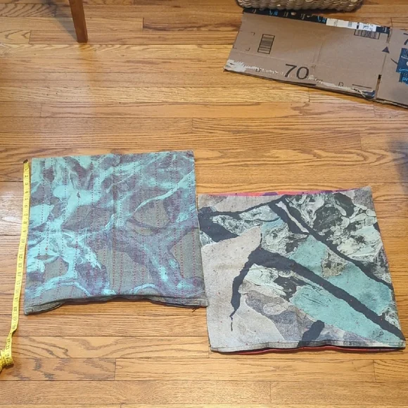 IKEA Accent Pillows - Blue and Gray