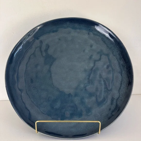 Elegant Blue Ceramic Plate, ikea serving plate