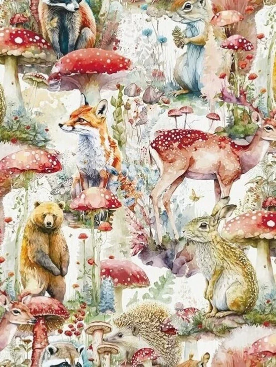 6 Rolls Simon & Siff Peel & Stick Wallpaper Forest 236