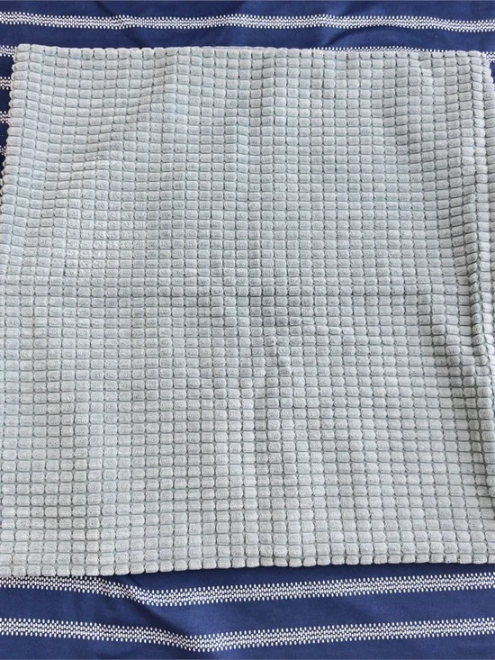 IKEA Light Blue Waffle Weave Cushion Cover Set