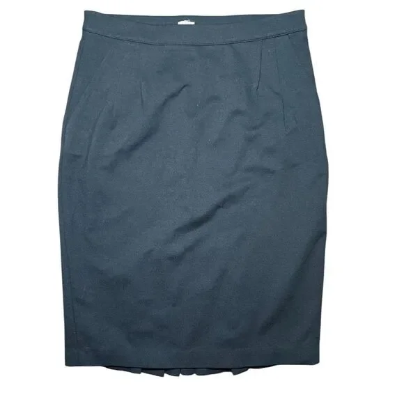 J.Crew Business, Office, Black Pencil Skirt Sz: 4