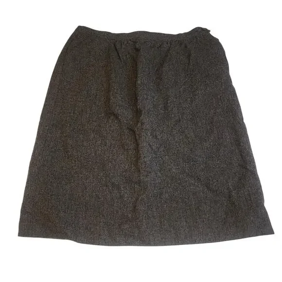 Vintage Pendleton Wool Skirt, Womens Size 12, Gray, Made in USA