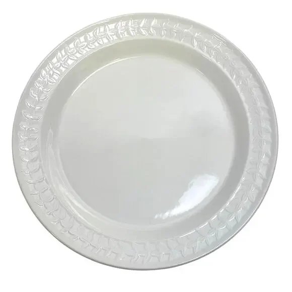 Portmeirion 1998-2006 Retired 'Options' Embossed Smooth Laurel Rim Dinner Plate