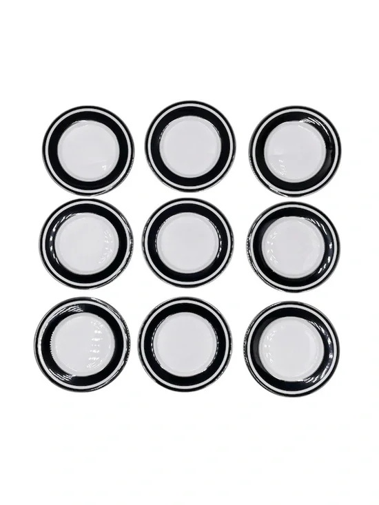 NEW Lenox Kate Spade Parker Place Saucer Set of 9 Plates Bone China Made in USA