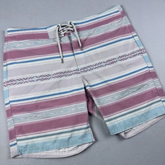 Faherty Brand Coastal Shores Board Shorts Men 34 7