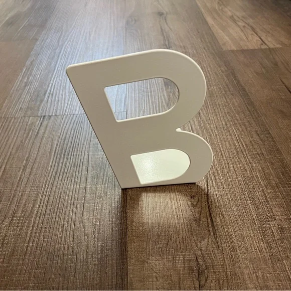 vintage IKEA White Letter B Bookend