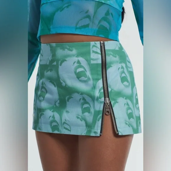 The Ragged Priest Pop Art Mini Skirt Size 8