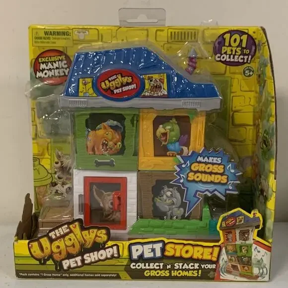 The Ugglys Pet Shop Pet Store Mini Figure Set