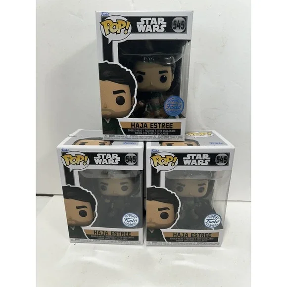 Funko POP! - Star Wars Haja Estree target exclusive 545 Lot Of 3 Funko Pops