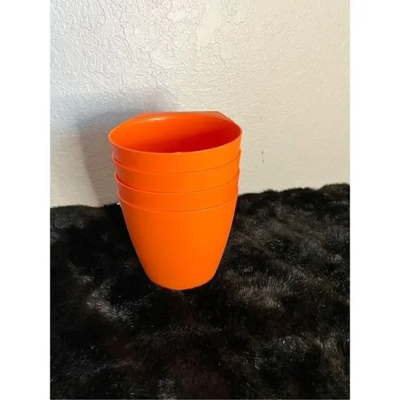 New ikea orange planters gardening flowers
