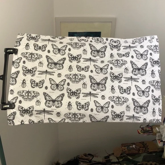 IKEA Sommarmalva Butterfly Bugs Pillowcase Sham Cotton