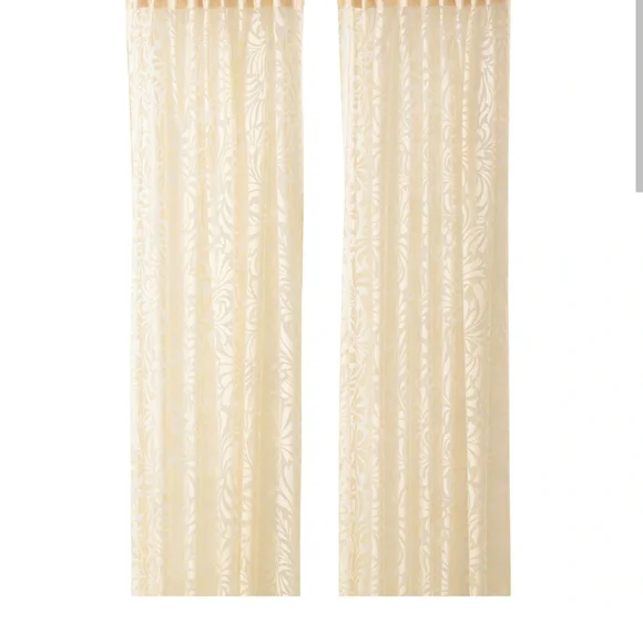 Ikea Beige Skarefly Curtains 98