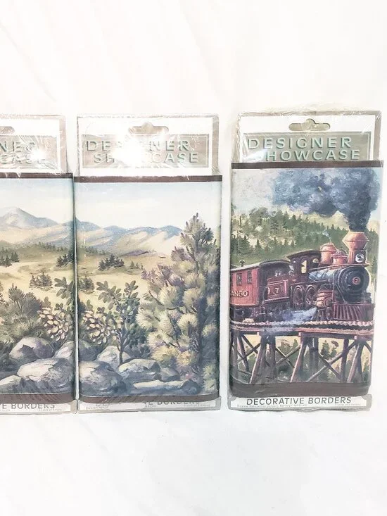 15 Yards Train Locomotive Wallpaper Decorative Boarder 7