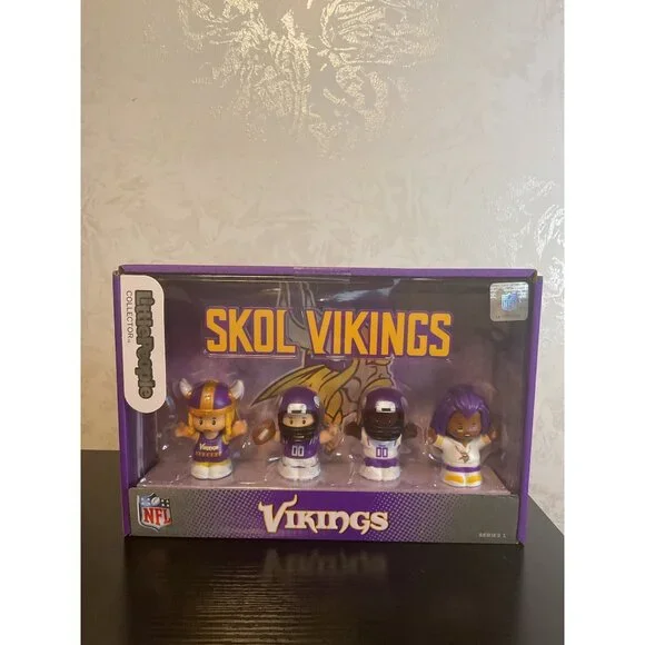 Fisher Price Little People Vikings Football Collectors Set SKOL #2