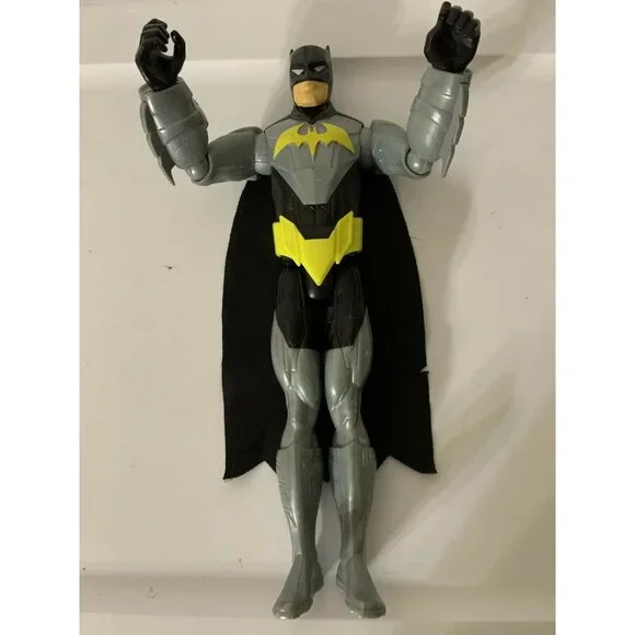 DC Comics Batman Grey Black‎ Yellow Outfit Loose Action Figure 12”