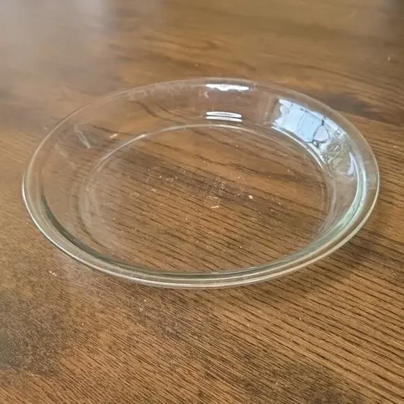 Vintage Fire King Anchor Hocking Pie Plate‎ Pie Pan 460 Clear Glass 9
