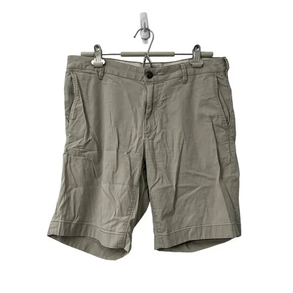 Faherty Beige Flat Front Chino Outdoor Shorts Mens Size 33
