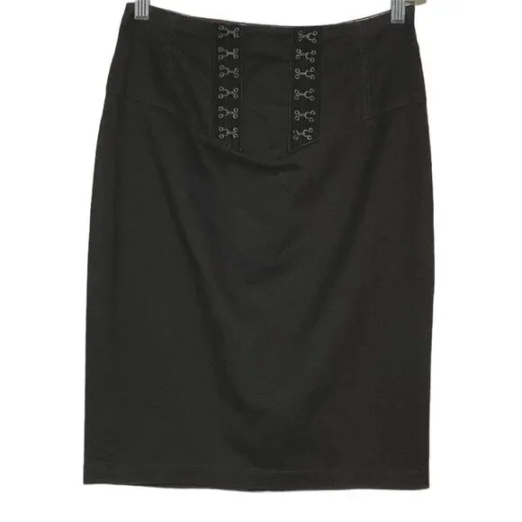 Anthropologie | Elevenses Milady Skirt, size 4, Gray, Cotton/Spandex