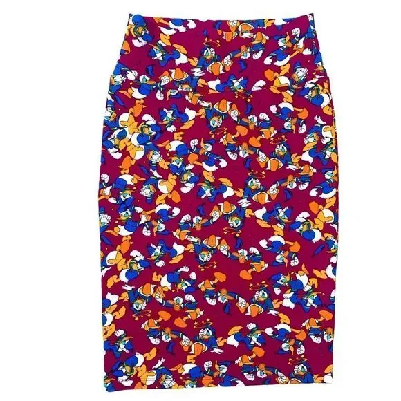LuLaRoe xs Cassie angry Donald Duck Disney collab (i1)
