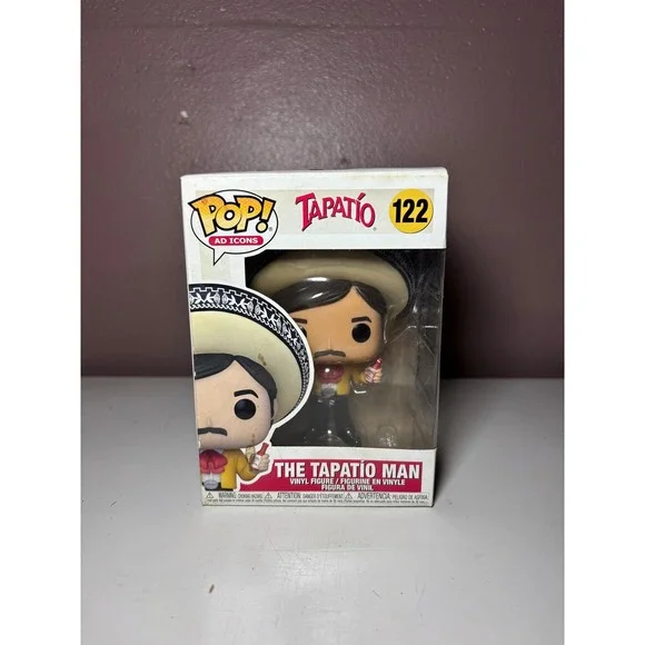 Funko Pop Ad Icons The Tapatio Man 122 Vinyl Figure Hot Sauce Mascot