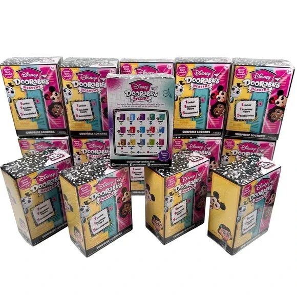 Disney Doorables‎ Academy Lockers Pixar Complete Set of 15 Brand NEW SEALED BOX