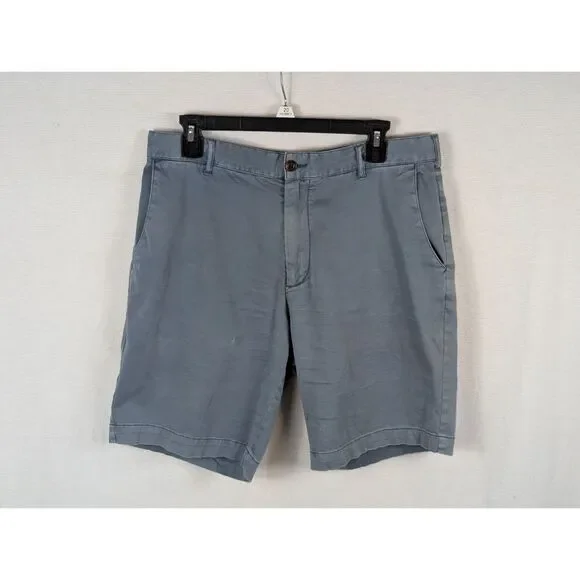 Faherty Coastline Chino Shorts Blue Men's Size 32