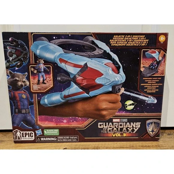 Marvel Guardians‎ of the Galaxy Vol. 3 Galactic Spaceship with Action Figure NIB