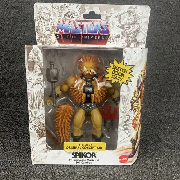 Masters of the Universe Origins: Spikor Sketchbook Series fig MISB NEW He-Man