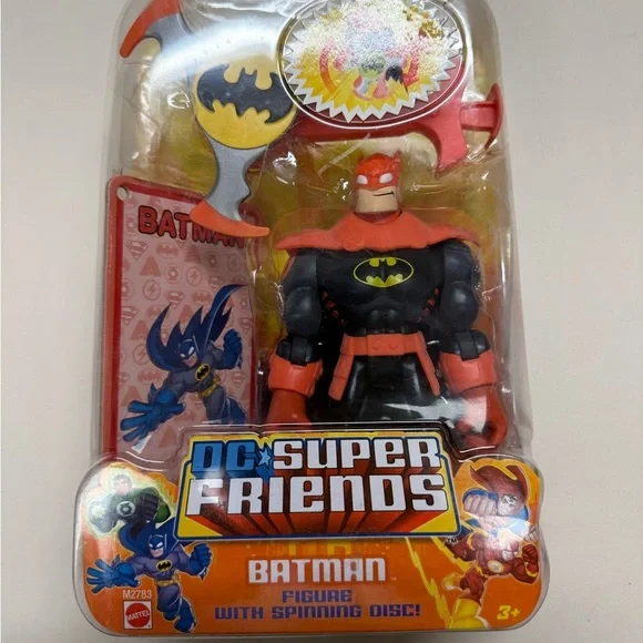Mattel DC Super Friends Batman Action Figure - Black and Red