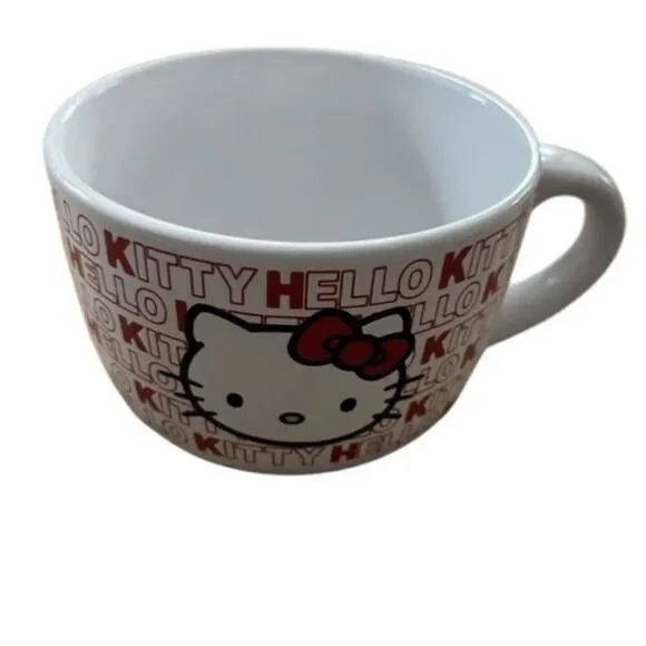 Hello Kitty 24oz Ceramic Soup Mug *No Lid*