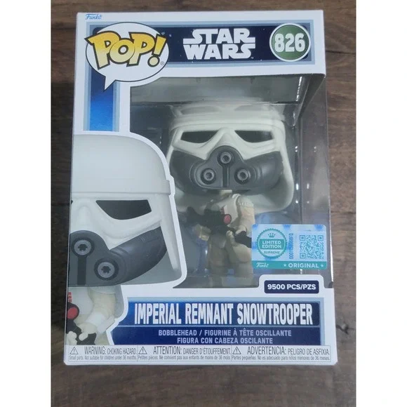 Funko‎ Pop Star Wars 826 Imperial Remnant Snowtrooper Limited Edition 9500 Pcs