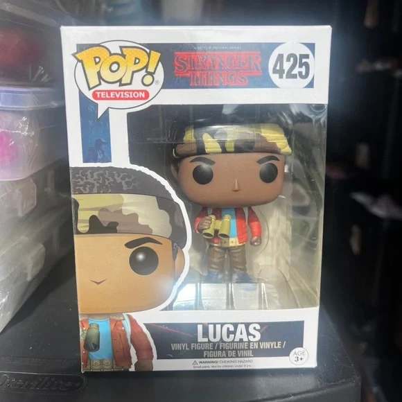 Funko Pop Stranger Things - Lucas Sinclair (w/ Binoculars) #425 New