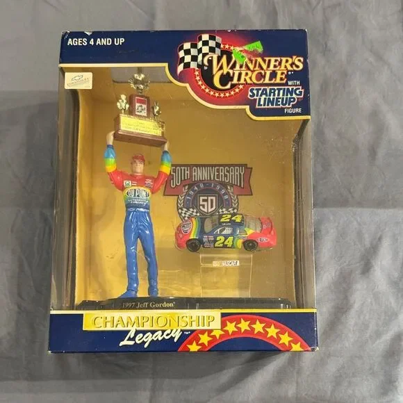 Jeff Gordon Winner’s Circle with Starting Lineup Figure - NIB