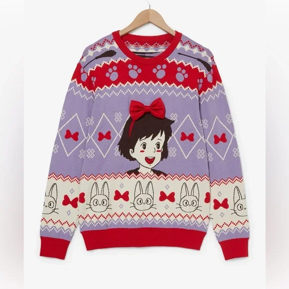 NWT Boxlunch Our Universe Studio Ghibli Kiki's Delivery Service Sweater XS