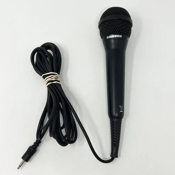 Samson Dynamic Microphone Black Wired‎ 3.5mm Mini Jack Unidirectional R10S