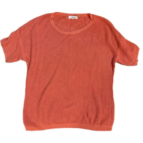 Calvin Klein Coral Knit Sweater