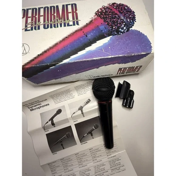 🎤 Audio-Technica PR335 Dynamic Microphone – Performer Series – Vintage