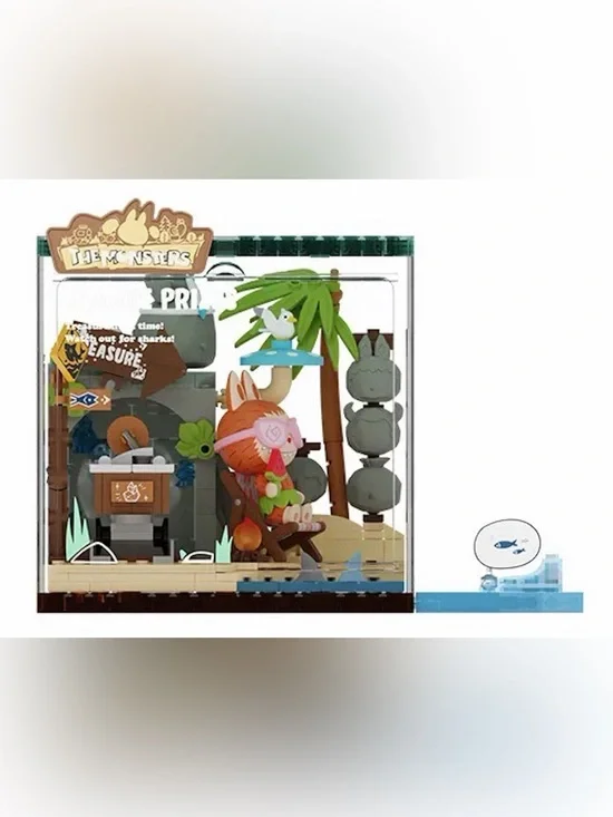 Pop Mart Pop Blocks Labubu Forest Secret Base Series Part 2 Seaside Prizes